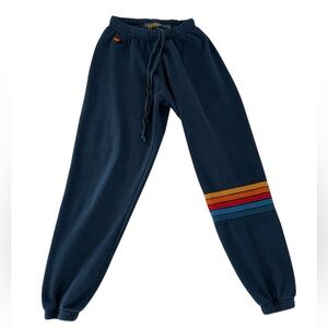 Women’s Aviator Nation navy sweatpants sz S
